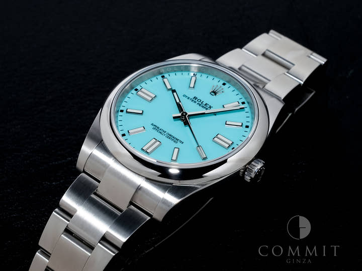 Rolex Oyster Perpetual 41 Ref. 124300 Stainless Steel Turquoise Dial