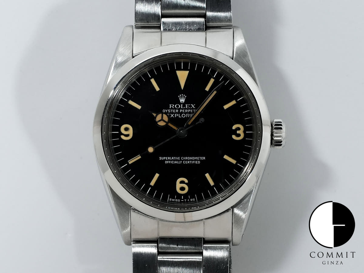 ロレックス エクスプローラーI Ref.1016 ブラック文字盤 中古 4uys6974