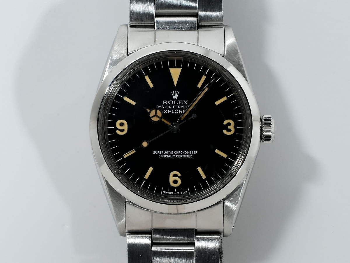 ロレックス エクスプローラーI Ref.1016 ブラック文字盤 中古 4uys6974