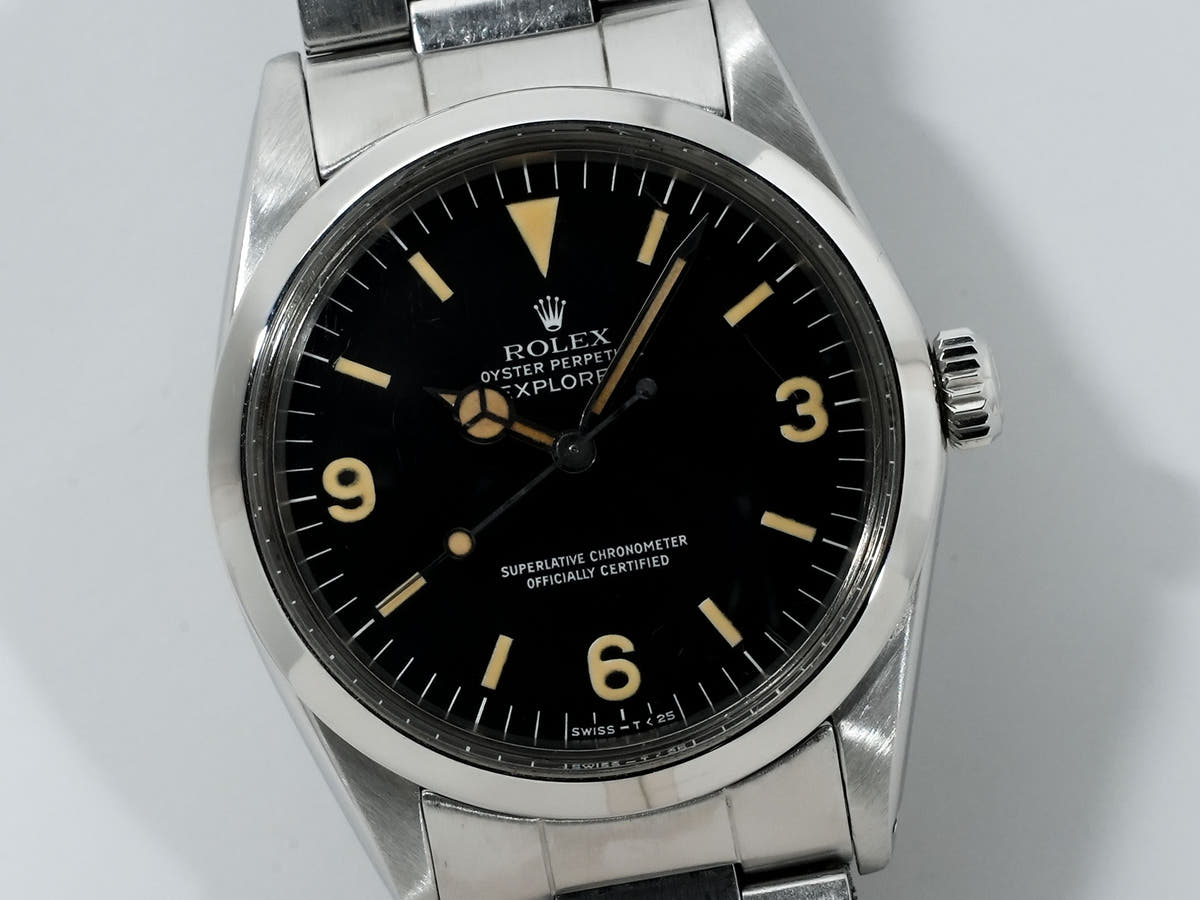 ロレックス エクスプローラーI Ref.1016 ブラック文字盤 中古 4uys6974