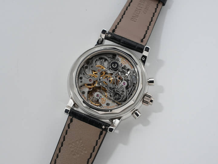パテックフィリップ パーペチュアルカレンダー スプリットセコンド クロノグラフ Ref.5204P-010 プラチナ シルバー文字盤