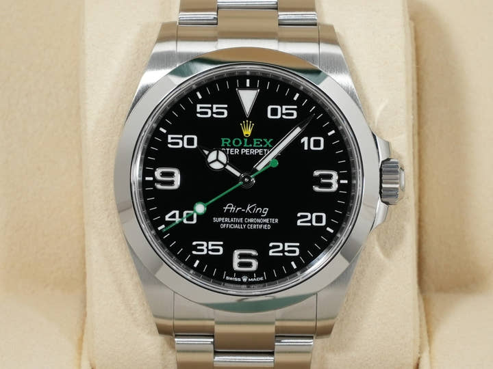 ロレックス エアキング Ref.126900 ステンレススチール ブラック文字盤