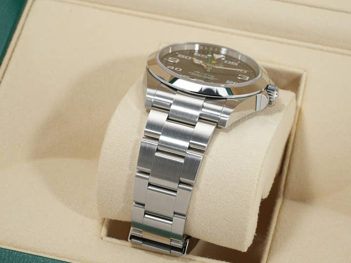 ロレックス エアキング Ref.126900 ステンレススチール ブラック文字盤