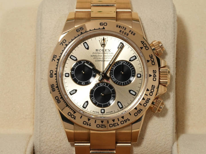 Rolex Daytona Ref. 116508 Yellow Gold Champagne x Black Dial