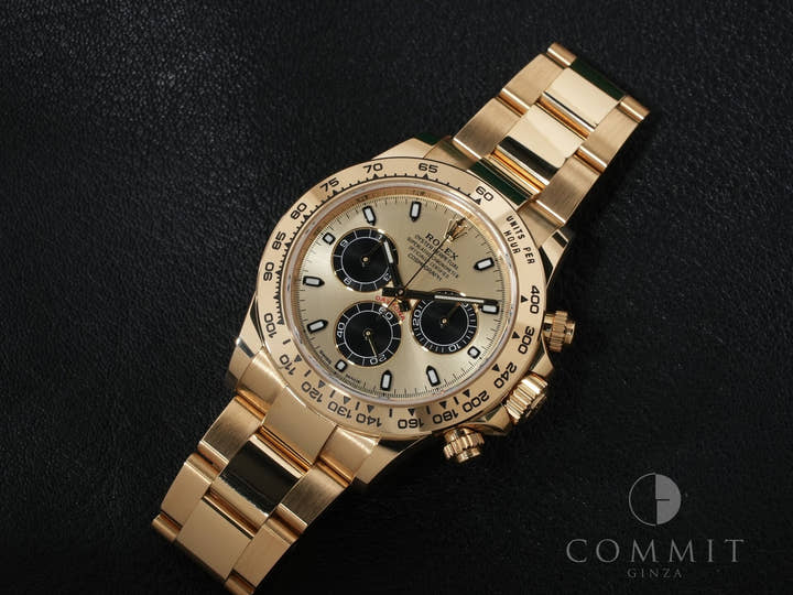 Rolex Daytona Ref. 116508 Yellow Gold Champagne x Black Dial