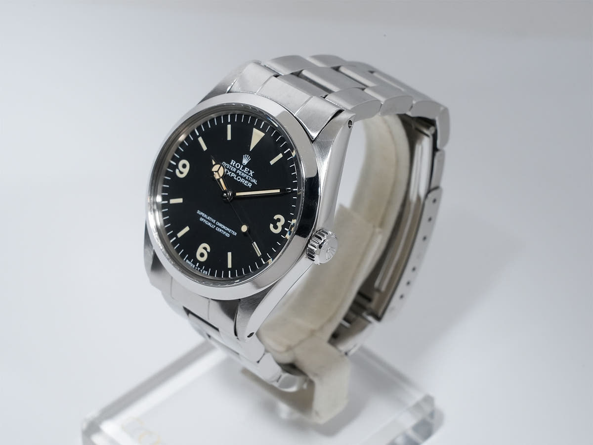 ロレックス エクスプローラーI Ref.1016 ブラック文字盤 中古 momvonn6
