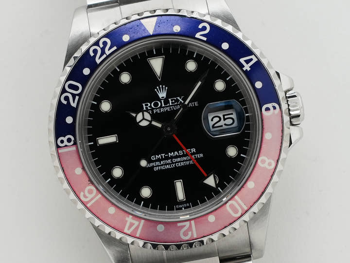 ロレックス GMTマスター Ref.16700 ステンレススチール ブラック文字盤 オイスターブレスレット
