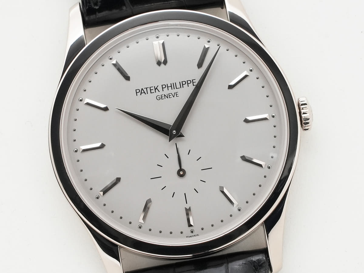 パテックフィリップ カラトラバ Ref.5196G-001 シルバー文字盤 美品 bxcgnrwe