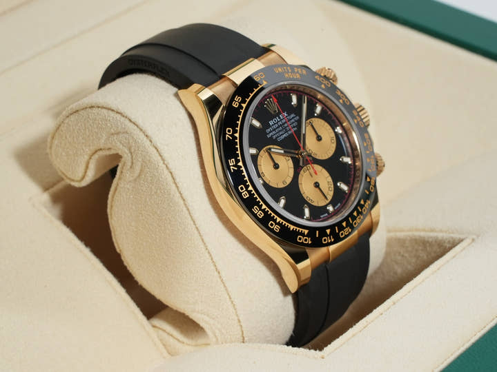 Rolex Daytona Ref. 116518LN Yellow Gold Black x Champagne Dial