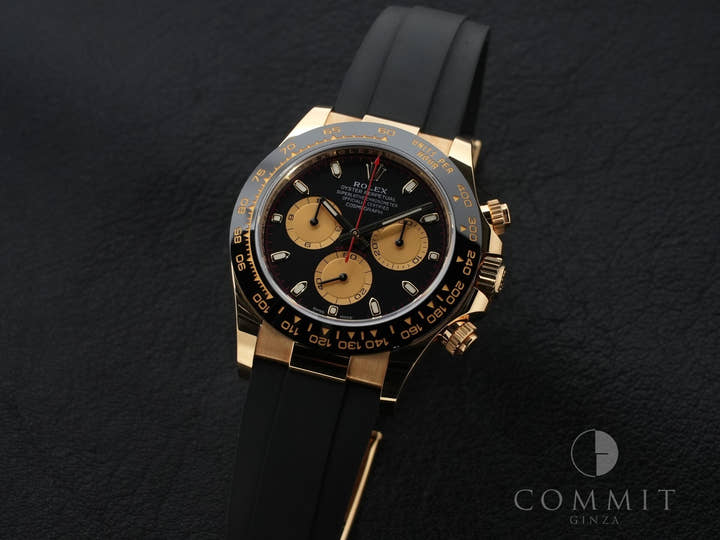 Rolex Daytona Ref. 116518LN Yellow Gold Black x Champagne Dial