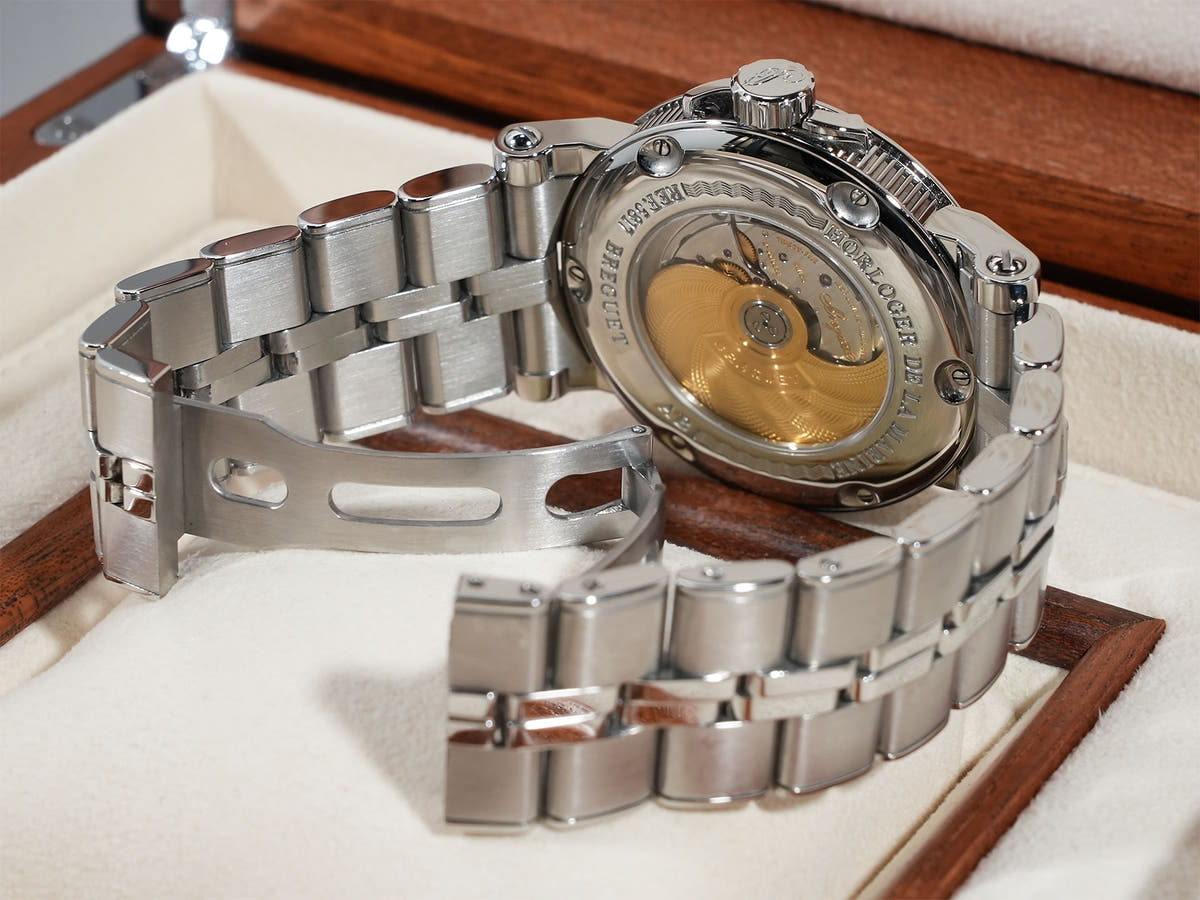 ブレゲ マリーンⅡ ラージデイト Ref.5817ST/12/SV0 SS シルバー文字盤 中古 3uccrsgo