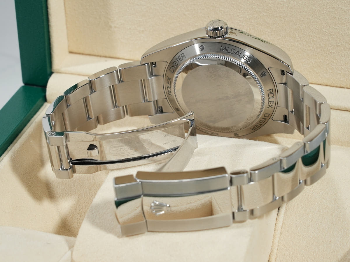 ロレックス ミルガウス Ref.116400 ホワイト文字盤 美中古 7kntudop
