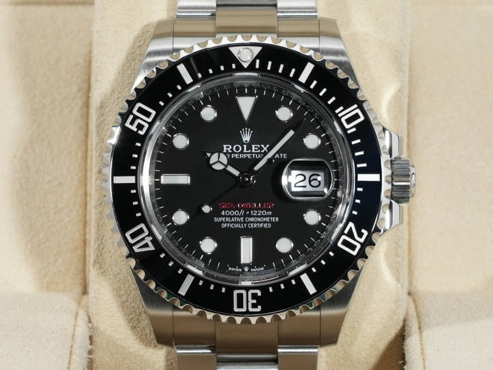 ロレックス シードゥエラー Ref.126600 ステンレススチール ブラック文字盤