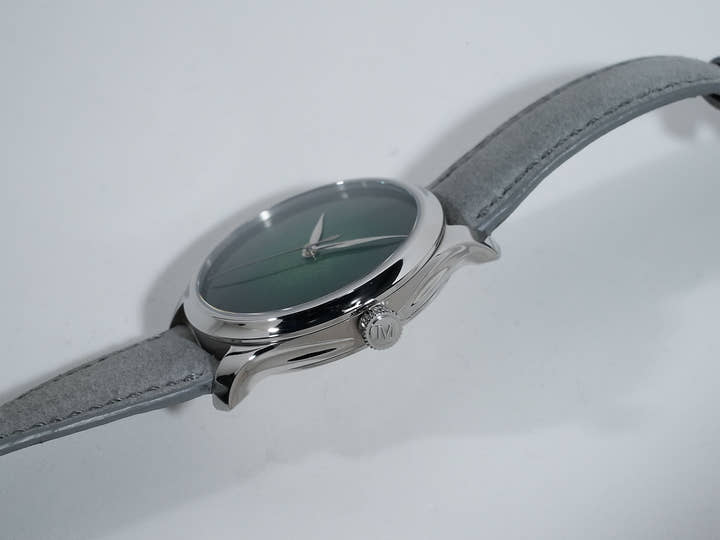 H.モーザー エンデバー センターセコンド コンセプト ライムグリーン Ref.1200-1233 ライムグリーン フュメ文字盤 美品 azdudt3i