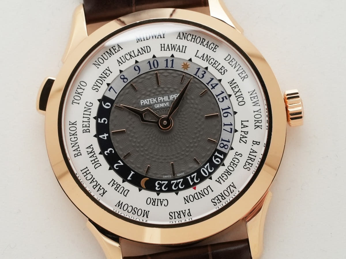 パテックフィリップ コンプリケーション ワールドタイム Ref.5230R-012 シルバー文字盤 中古 dnr5snd8
