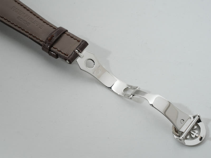 パテックフィリップ パーペチュアルカレンダー シングルプッシュボタン スプリットセコンド クロノグラフ Ref.5372P-010 PT ローズゴールド文字盤 未使用 n22ufv3a