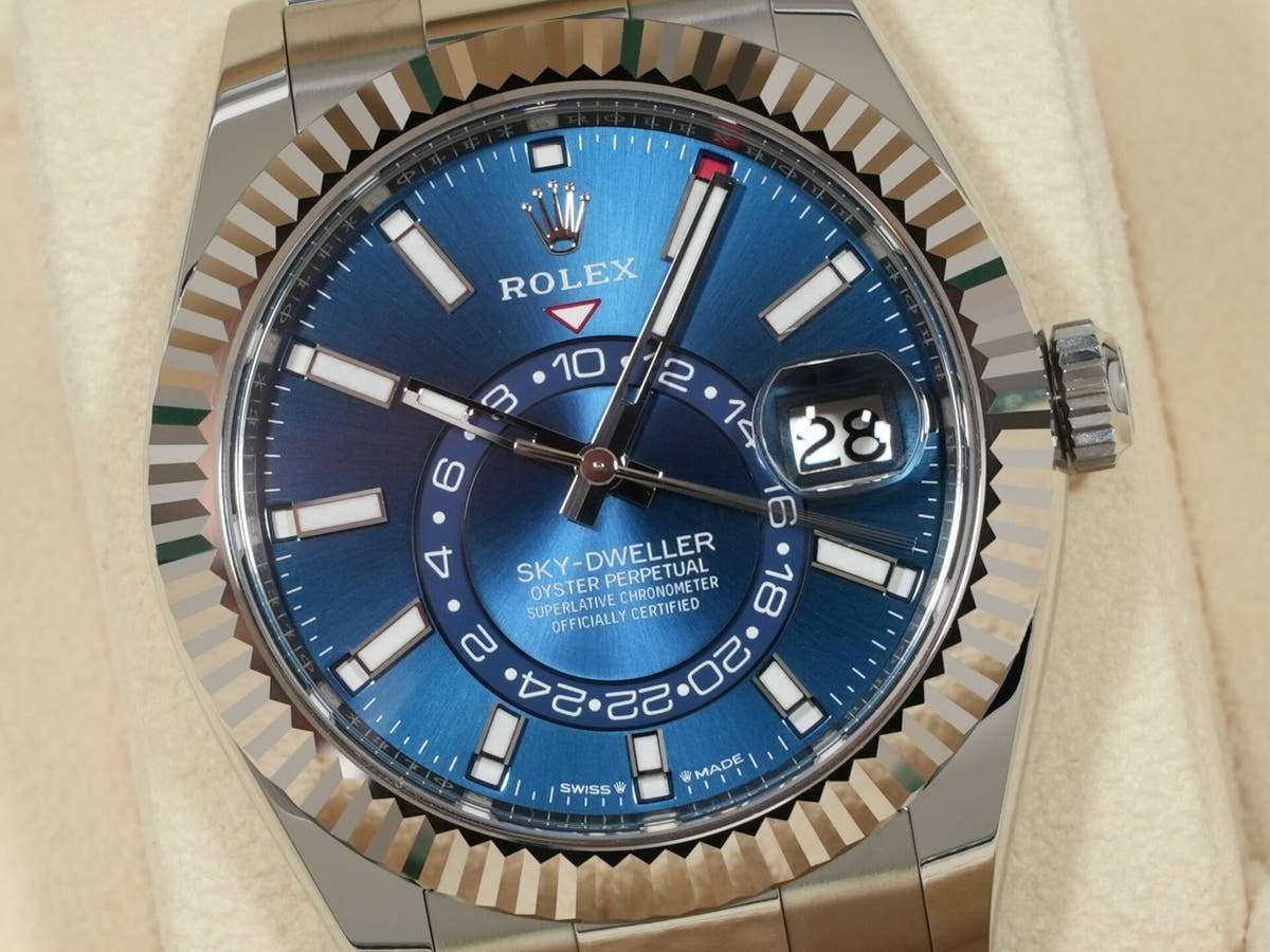 ロレックス スカイドゥエラー Ref.336934 ブルー文字盤 未使用 zox778du