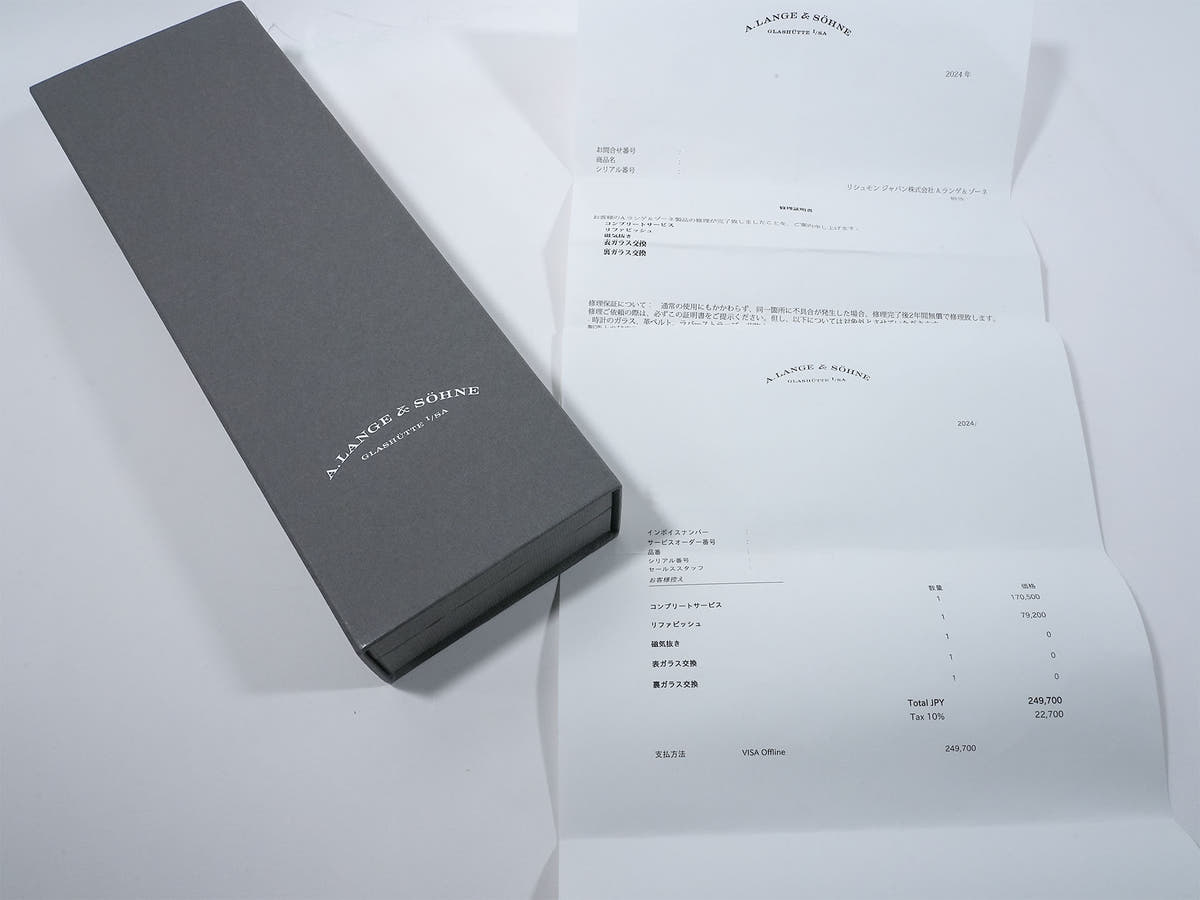 A.ランゲ＆ゾーネ ランゲ１ Ref.101.03 グレー文字盤 美品 rgtzv3vy