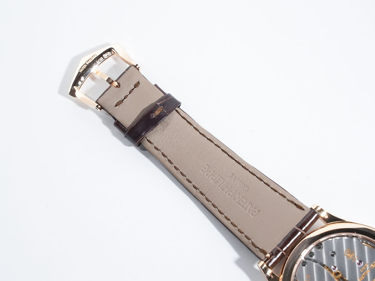 パテックフィリップ カラトラバ Ref.6119R-001 シルバー文字盤 美中古 v63t4ode