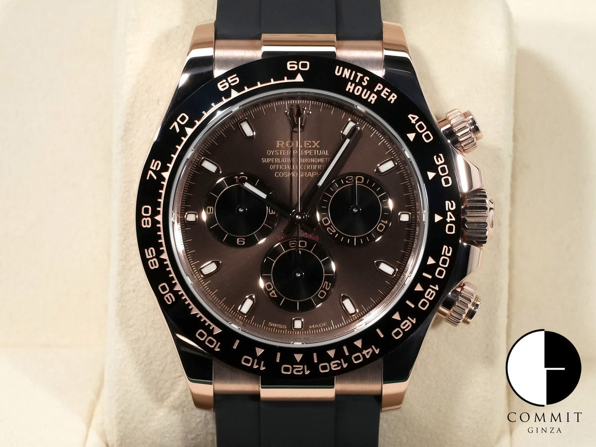 Rolex Daytona Ref. 116515LN Everose Gold Chocolate/Black Dial