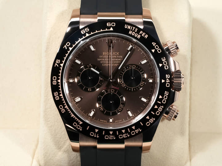 Rolex Daytona Ref. 116515LN Everose Gold Chocolate/Black Dial