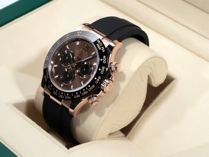 Rolex Daytona Ref. 116515LN Everose Gold Chocolate/Black Dial
