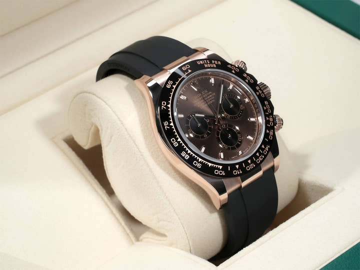 Rolex Daytona Ref. 116515LN Everose Gold Chocolate/Black Dial