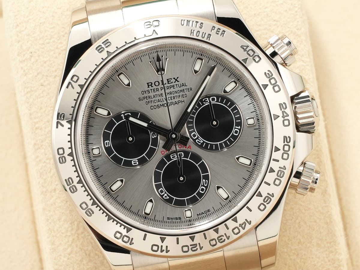 ロレックス デイトナ Ref.116509 18KWG スチールxブラック文字盤 中古 3hiixayz