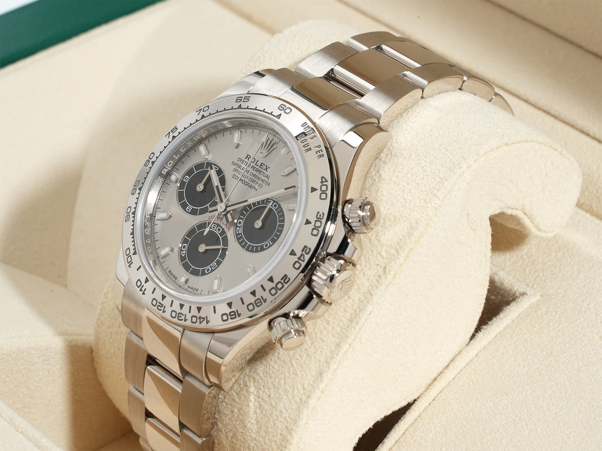 ロレックス デイトナ Ref.116509 18KWG スチールxブラック文字盤 中古 3hiixayz