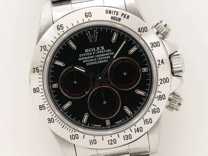 ロレックス デイトナ エルプリメロ Ref.16520 ステンレススチール ブラック文字盤
