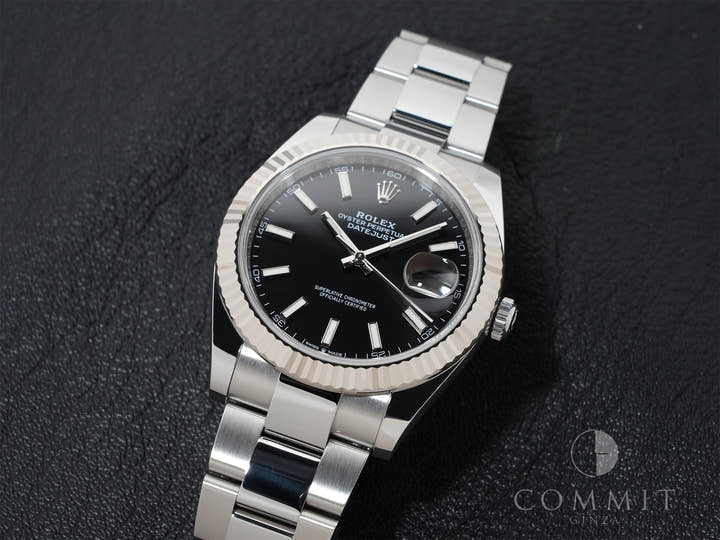 Rolex Datejust 41 Ref. 126334 Stainless Steel/White Gold Black Dial Oyster Bracelet