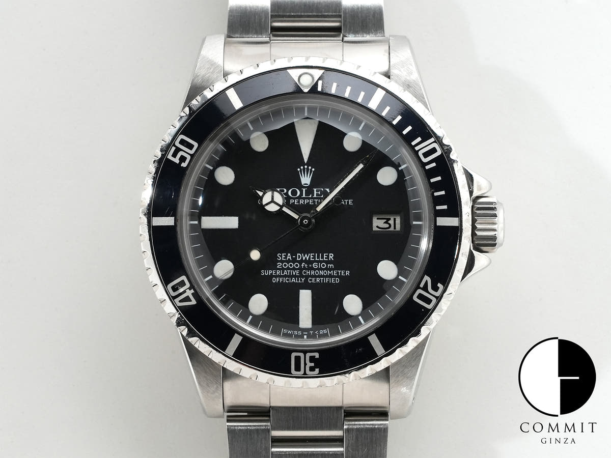 Rolex Sea-Dweller Ref.1665 SS Black Dial Used jq9t34pd