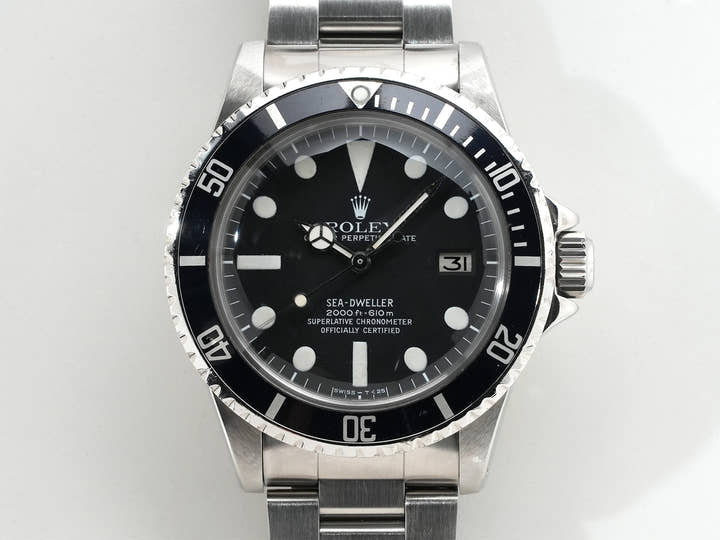 ロレックス シードゥエラー Ref.1665 ステンレススチール ブラック文字盤 中古 jq9t34pd