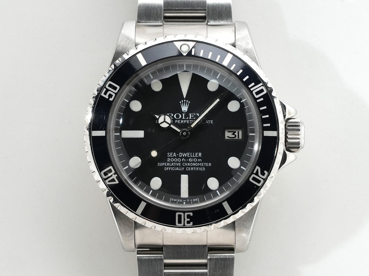 Rolex Sea-Dweller Ref.1665 SS Black Dial Used jq9t34pd