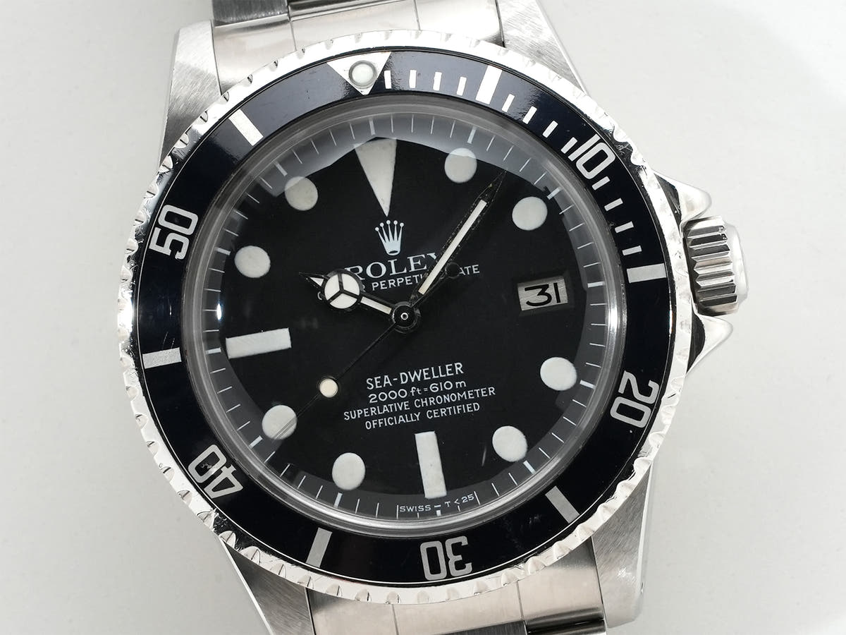 Rolex Sea-Dweller Ref.1665 SS Black Dial Used jq9t34pd