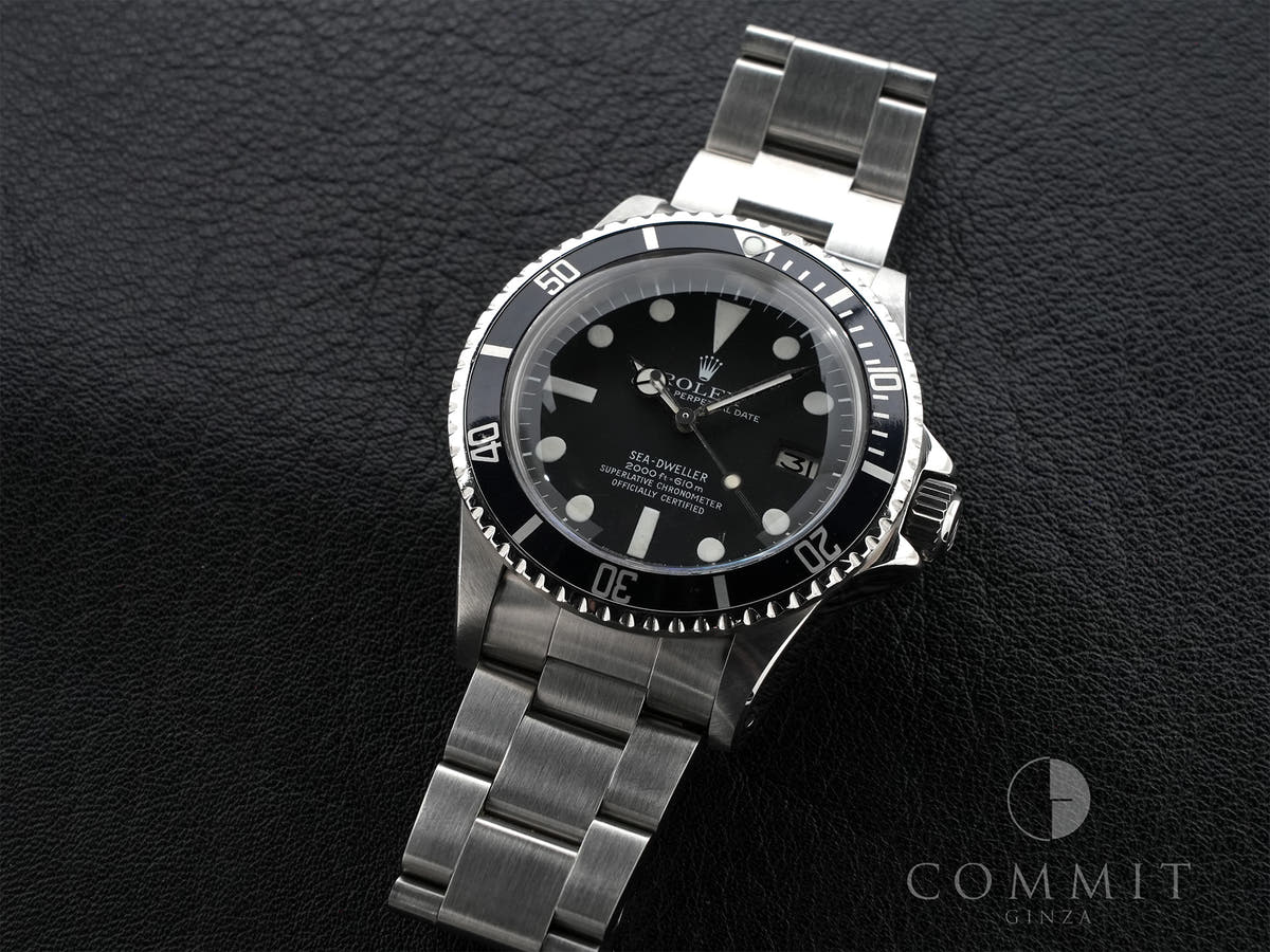 Rolex Sea-Dweller Ref.1665 SS Black Dial Used jq9t34pd