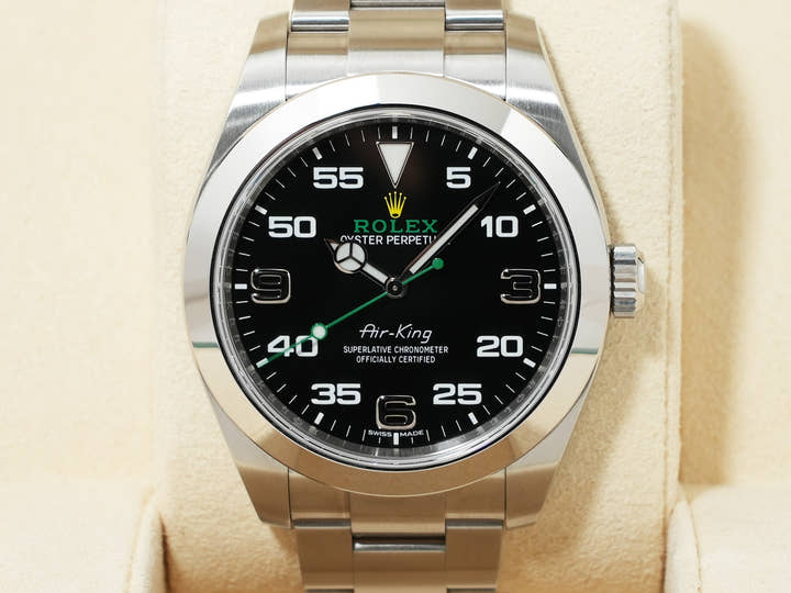 ロレックス エアキング Ref.116900 ステンレススチール ブラック文字盤