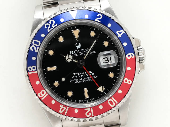 ロレックス GMTマスター Ref.16700 ステンレススチール ブラック文字盤 オイスターブレスレット