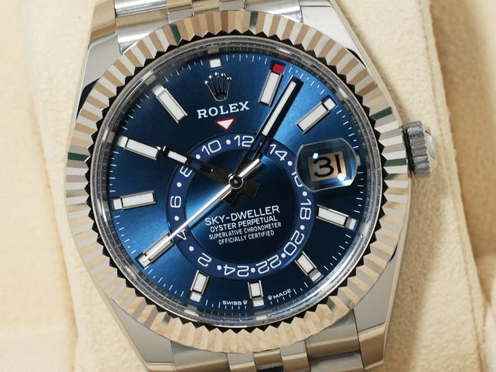 ロレックス スカイドゥエラー Ref.336934 ステンレススチール/ホワイトゴールド ブルー文字盤 ジュビリーブレスレット