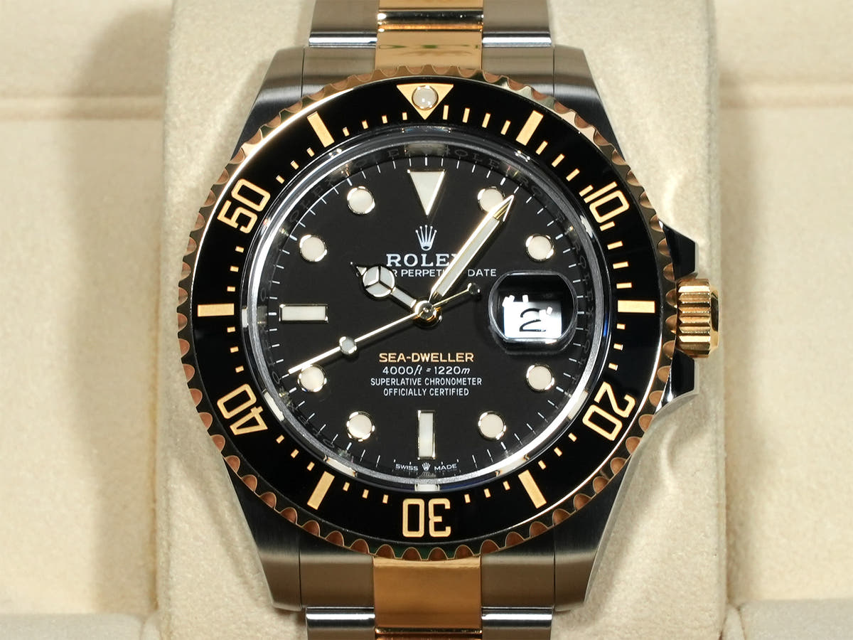 ロレックス シードゥエラー Ref.126603 ブラック文字盤 美中古 yfc76542