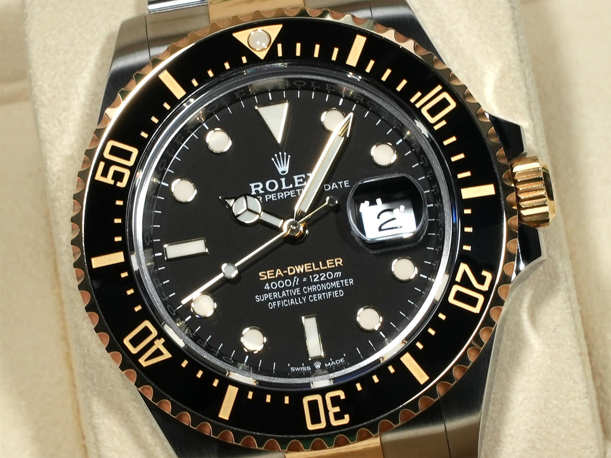 ロレックス シードゥエラー Ref.126603 ブラック文字盤 美中古 yfc76542