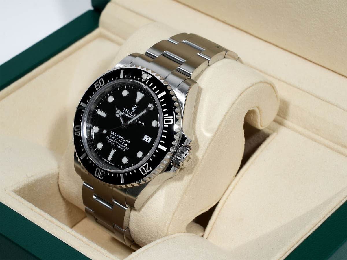 ロレックス シードゥエラー 4000 Ref.116600 ブラック文字盤 美中古 jcmdfsay
