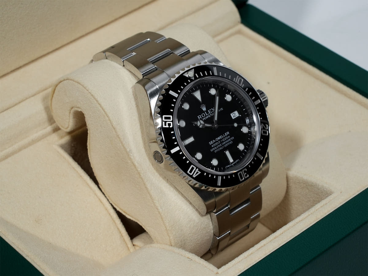 ロレックス シードゥエラー 4000 Ref.116600 ブラック文字盤 美中古 jcmdfsay