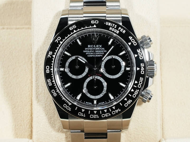 ロレックス デイトナ Ref.126500LN ステンレススチール ブラック文字盤