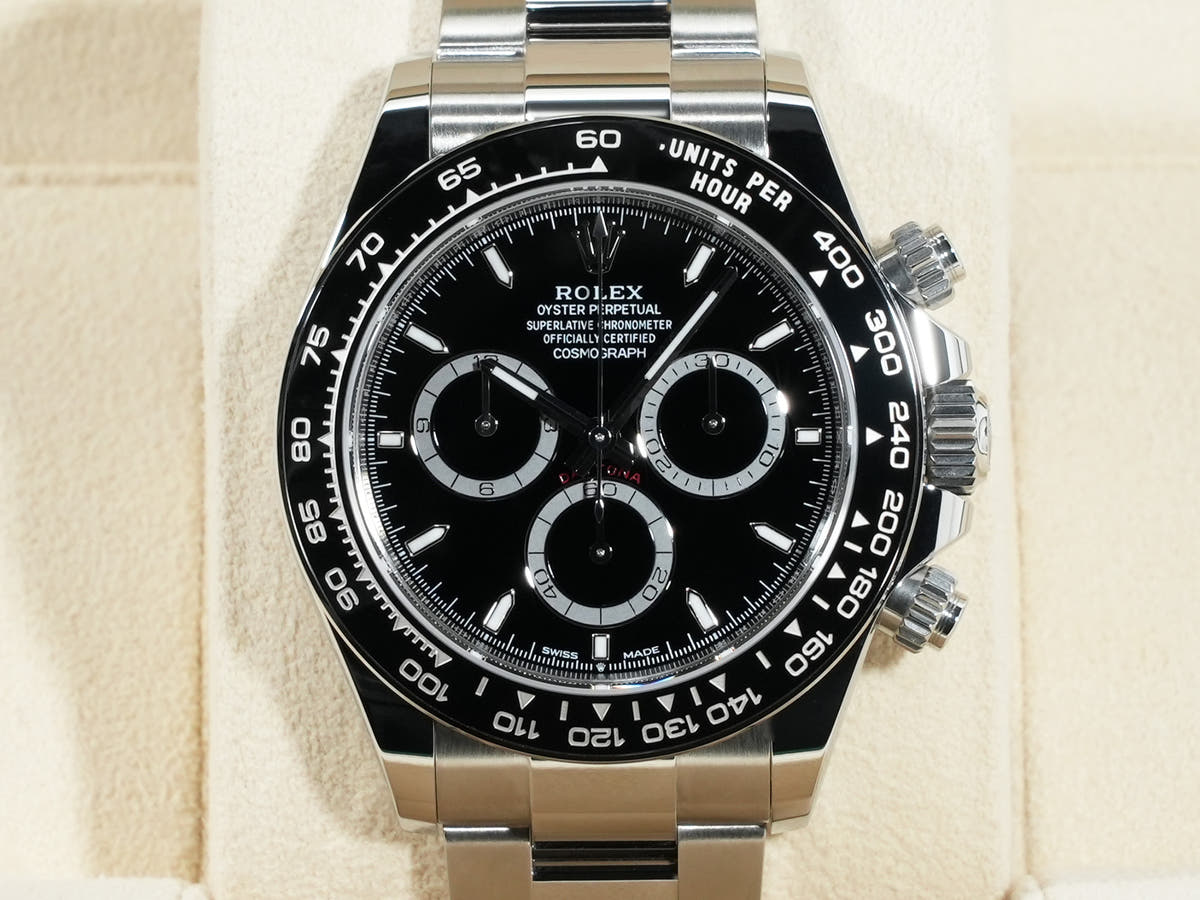 ロレックス デイトナ Ref.126500LN ブラック文字盤 未使用 8duwn7r8