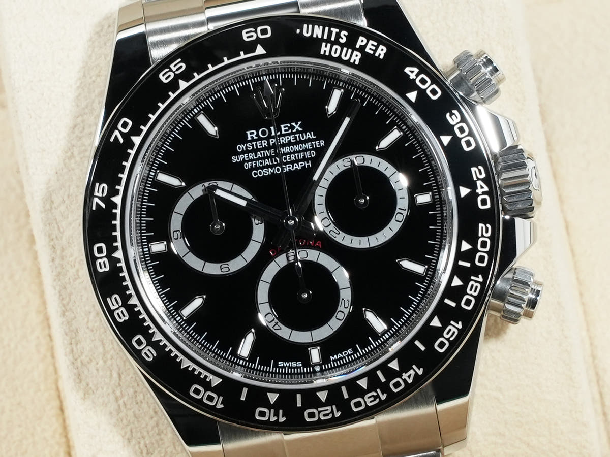 ロレックス デイトナ Ref.126500LN ブラック文字盤 未使用 8duwn7r8
