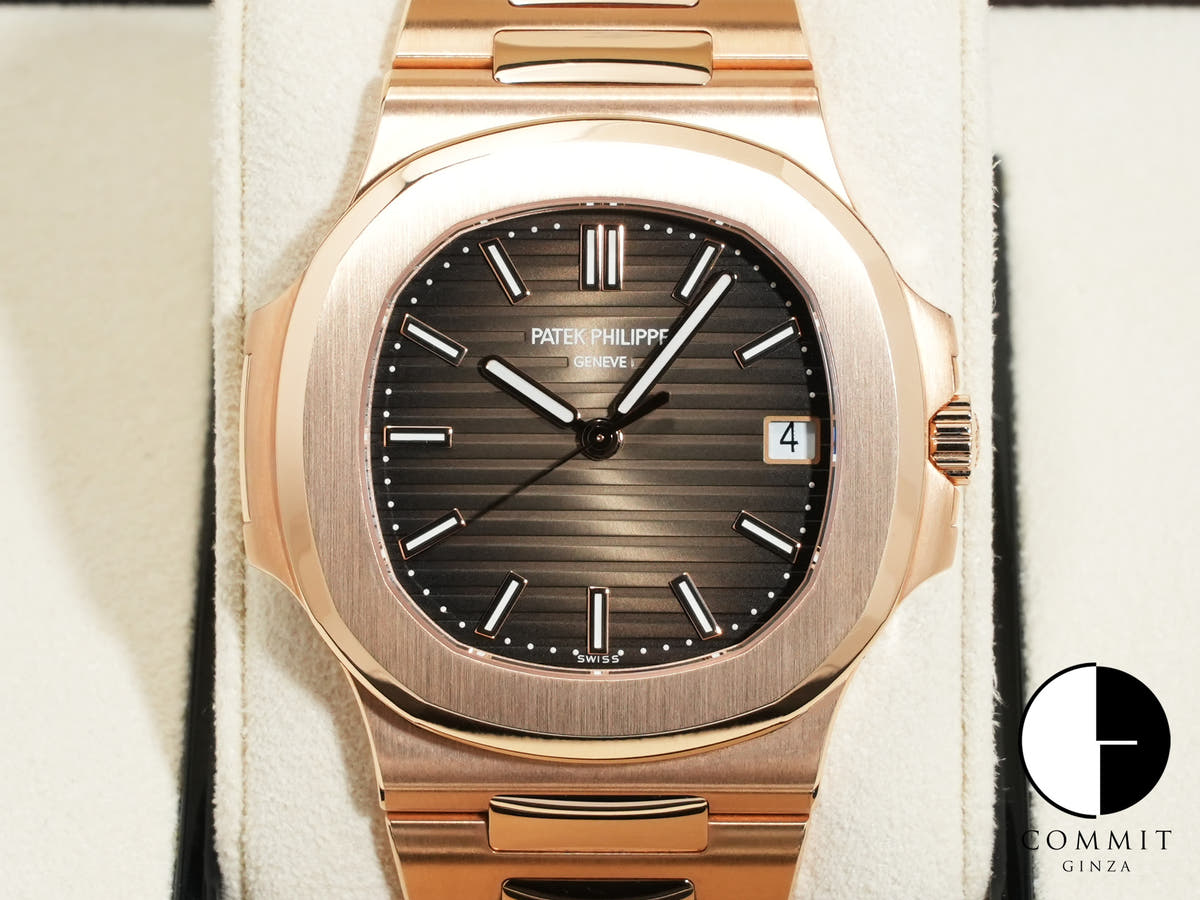 パテックフィリップ ノーチラス Ref.5711/1R-001 ブラウン・ブラック・グラデーション文字盤 美中古 dx6x4snp