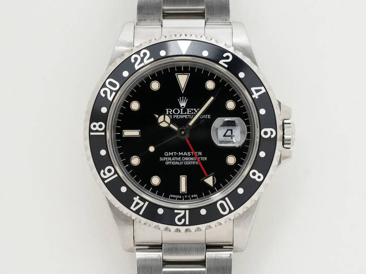 ロレックス GMTマスター Ref.16700 ステンレススチール ブラック文字盤 オイスターブレスレット