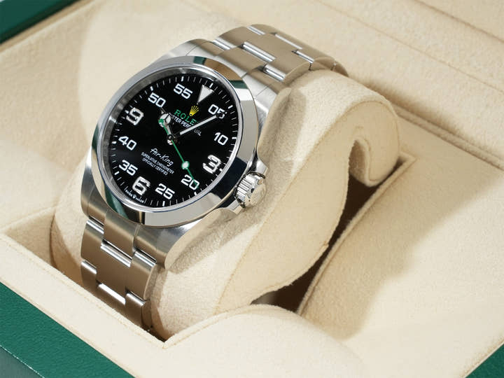 ロレックス エアキング Ref.126900 ステンレススチール ブラック文字盤