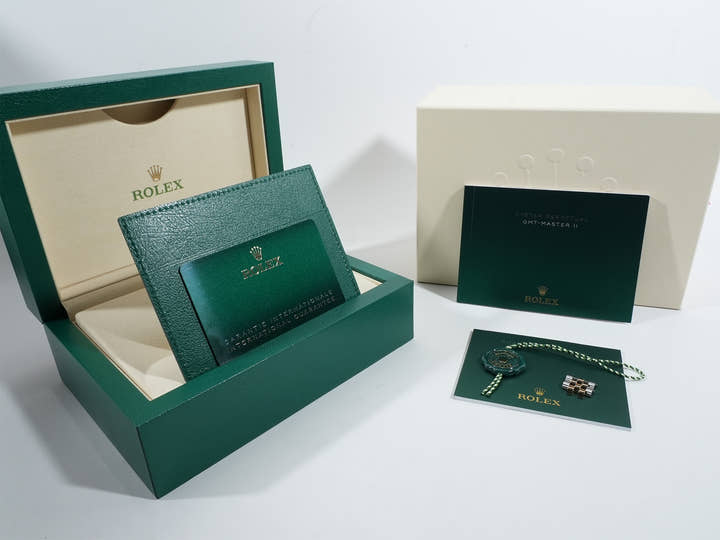 ロレックス GMTマスターII Ref.126713GRNR ステンレススチール/イエローゴールド ブラック文字盤 ジュビリーブレスレット